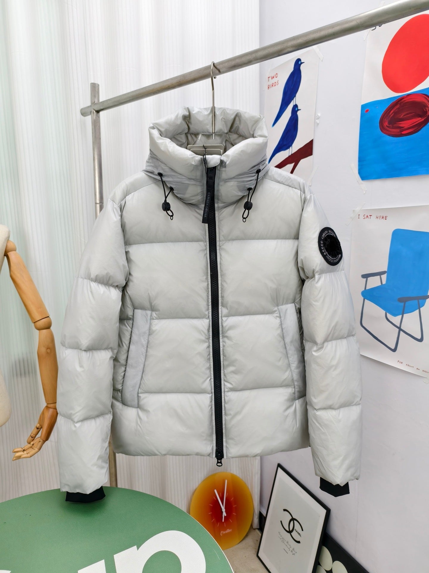 Big Goose Duck Down Hooded Down Jacket Black Unisex New Loose Warm Puffer Coat 2252