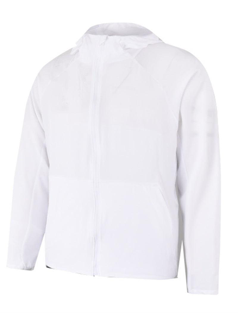 Pace Breaker Men's Summer Skin Jacket Lightweight Men's Outdoor Sun Protection Hooded Windbreaker
