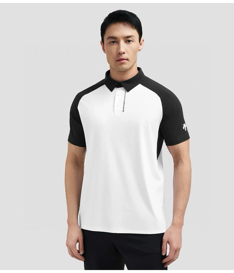 sport short-sleeved polo shirt! Breathable and comfortable, with a perfect fit. Made of soft cotton, it's skin-friendly, comfortable and won't stick to your body!