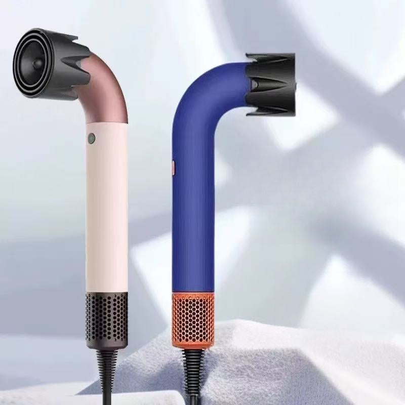 New R-Type Elbow Hair Dryer Travel Portable Bladeless Hair Dryer Household Anion High-Speed Hair Dryer H-D-18
