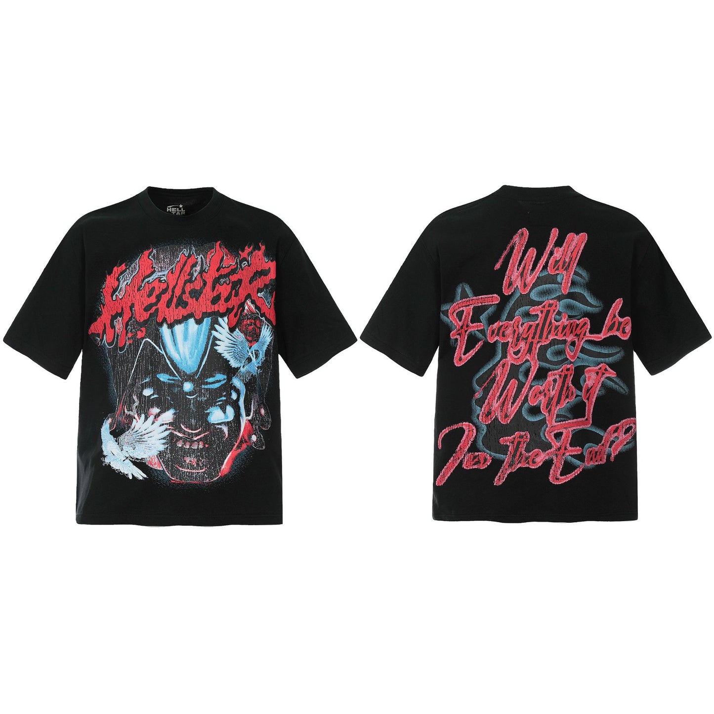 2025 Summer New European and American Trendy Brand Unisex Couple's Plus Size Loose Pullover Short Sleeve T-Shirt Youth Tee