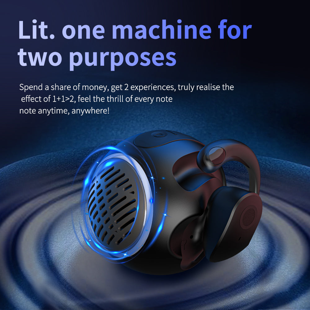 JM13 Pro wireless Bluetooth Headset 5.4 Binaural OWS Bluetooth speaker integrated atmosphere light private model