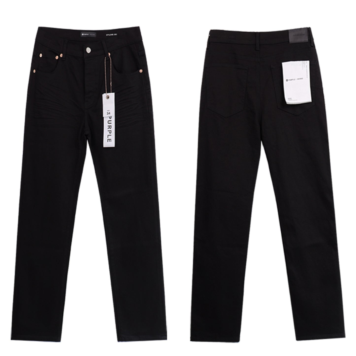 Jeans Washed and Distressed Retro Tattered Jeans Splash Ink Ruffle Handsome and Beautiful Style(2)
