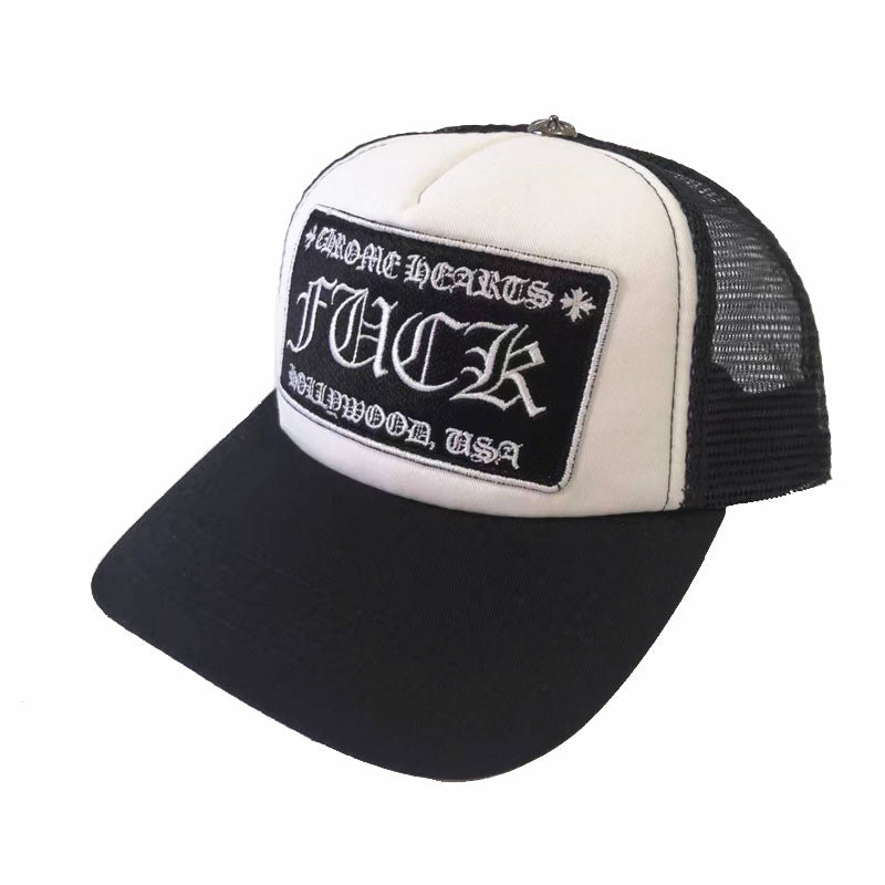 CH Cro Hat Embroidery Fashion Hip-Hop Sunshade Mesh Hat Women Flat Sun Baseball Cap FK Letter Outing