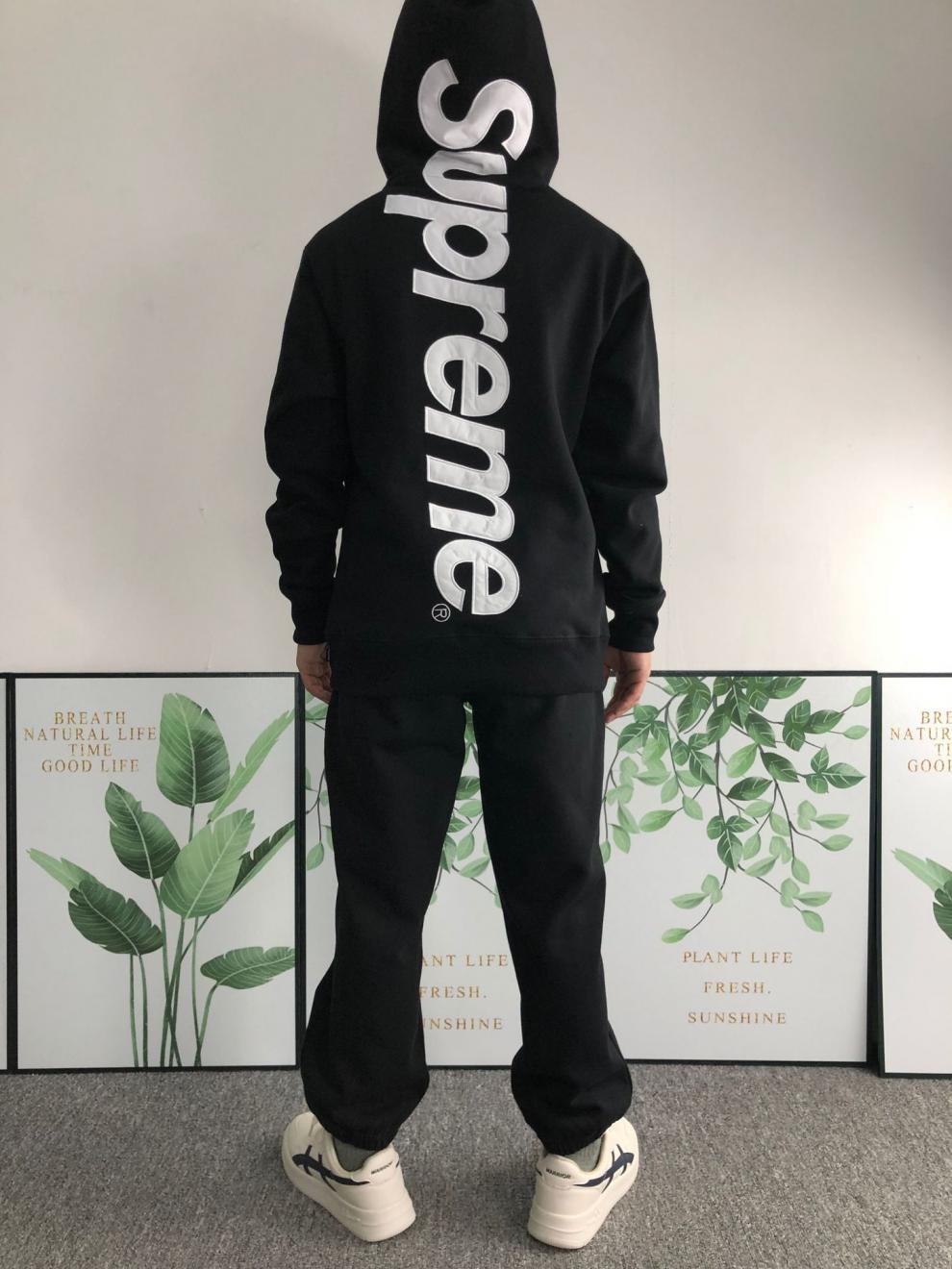 25FW Bandana Box Logo Hoodie Paisley Sweatshirt Fleece Lined Full Series Hooded Sweatshirt