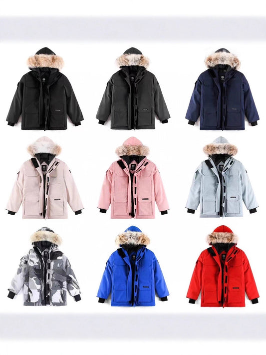 Big Goose New 08 Expedition Parka Classic Warm Hooded Short Down Jacket 4660M