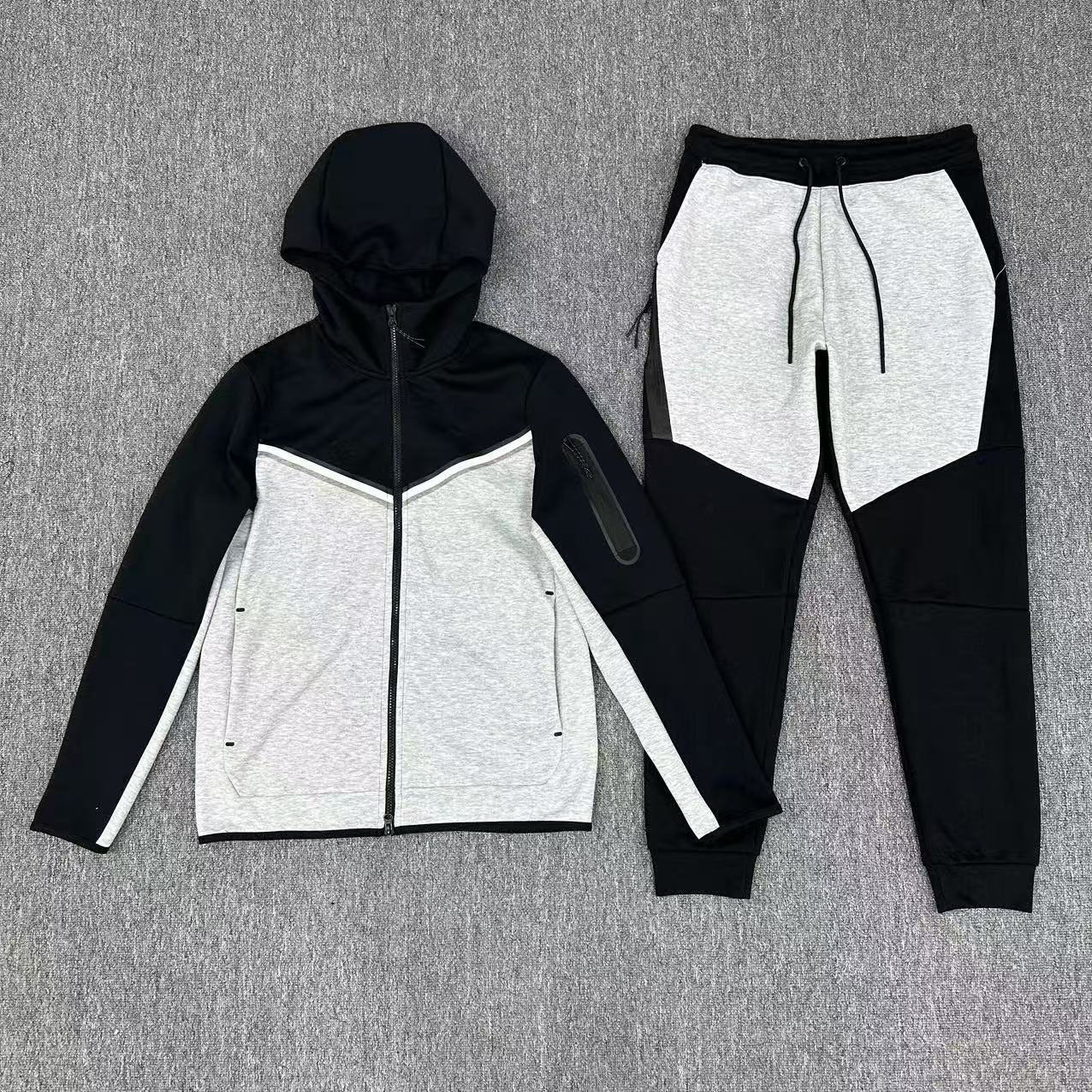 GMabcd 2025 Casual Sports Hooded Men's Side Zipper Suit Jacket Versatile Slim Fit Casual