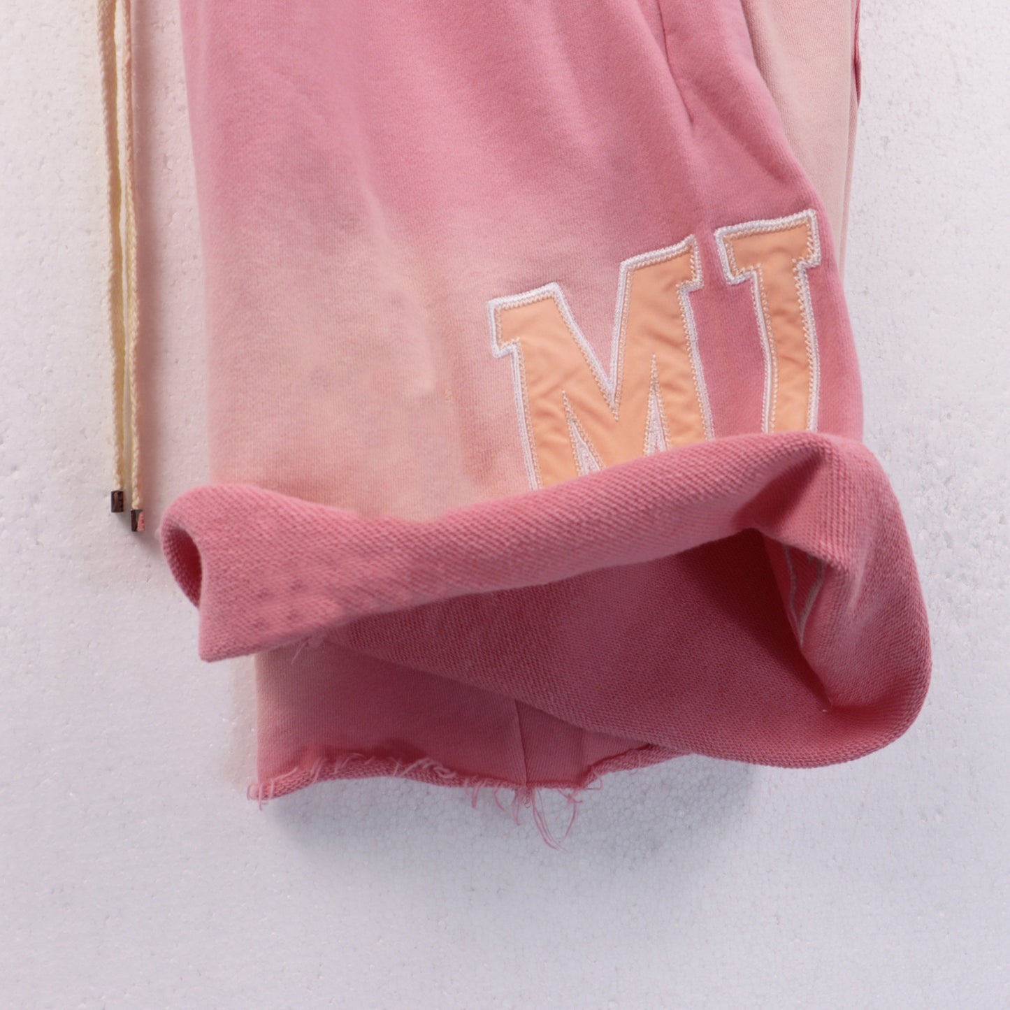 Ami Summer Washed and Worn Casual Letter American T-shirt Loose Men's and Women's Same Shorts Suit