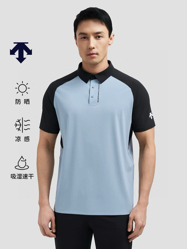 sport short-sleeved polo shirt! Breathable and comfortable, with a perfect fit. Made of soft cotton, it's skin-friendly, comfortable and won't stick to your body!