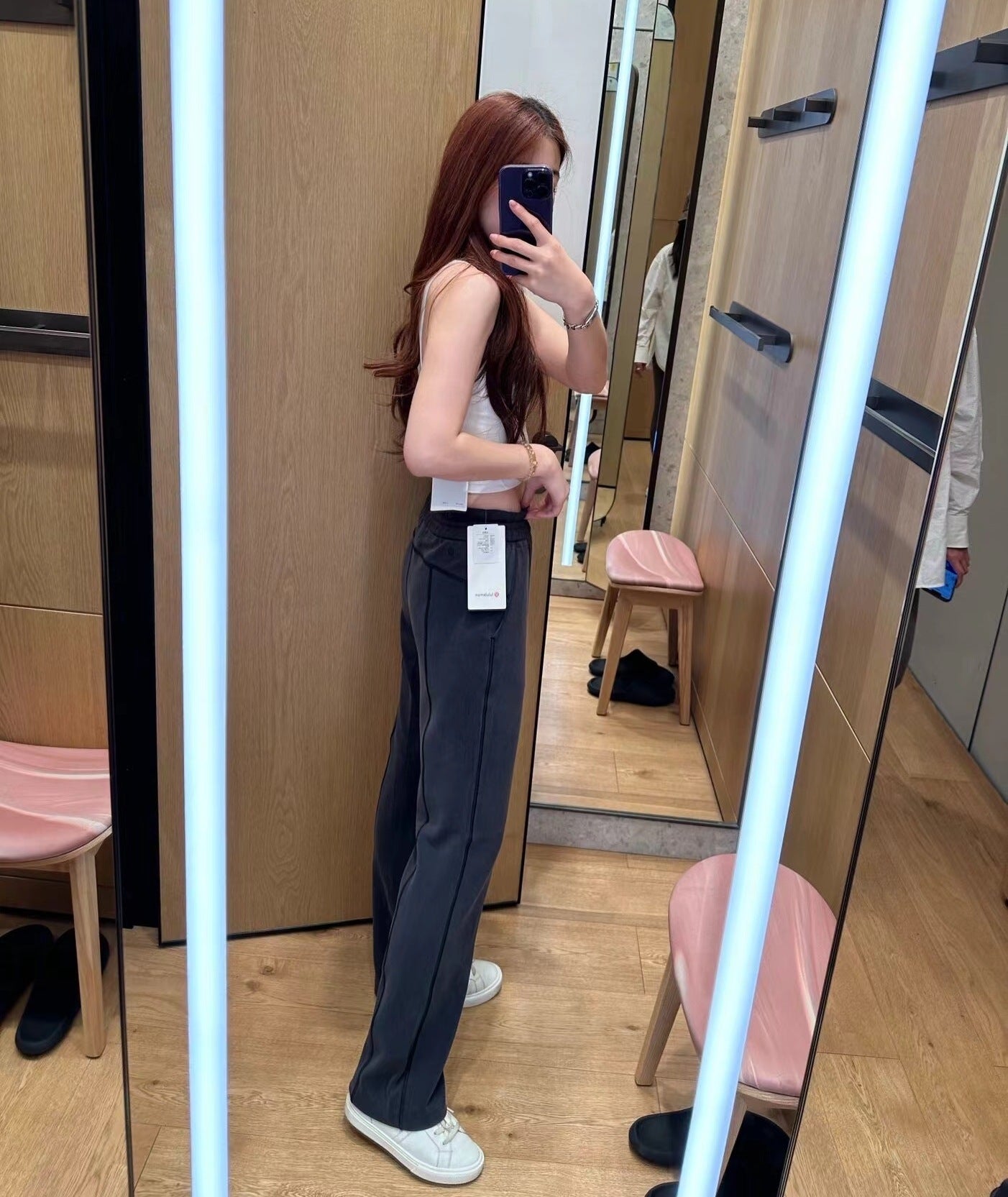 Lulu Same Yoga Wide-Leg Pants Softstreme Pants Exercise Casual Pants Women Loose Straight Slim Fit