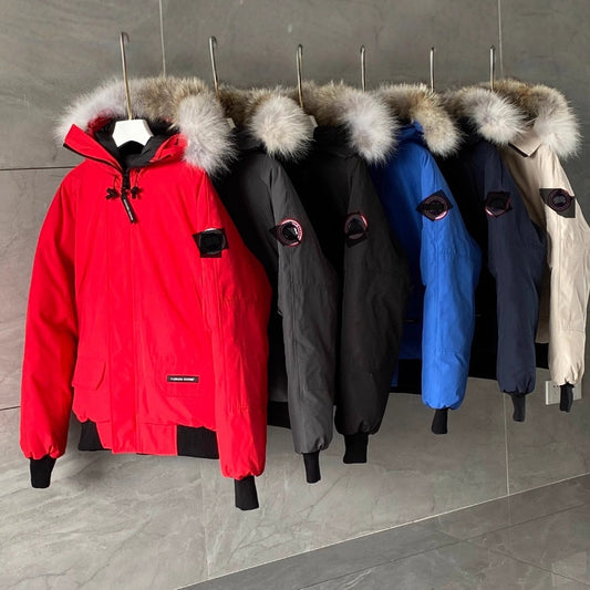 Big Goose Duck Down 01 Flight Jacket Parka Coat White Duck Down Couple Style Solid Color 2026 Autumn Winter Hot Item