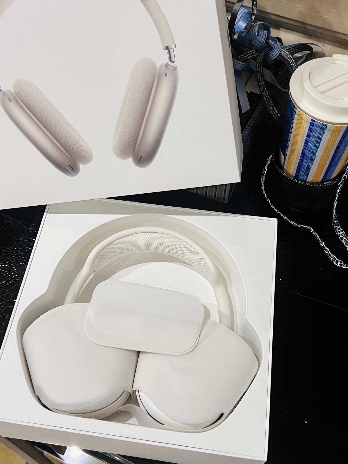 GMABCD GMmaxx True Stereo Sound Music Headphones HiFi Stereo Wireless Headphones with Mic Noise Reduction Deep Bass for Music Gaming Travel
