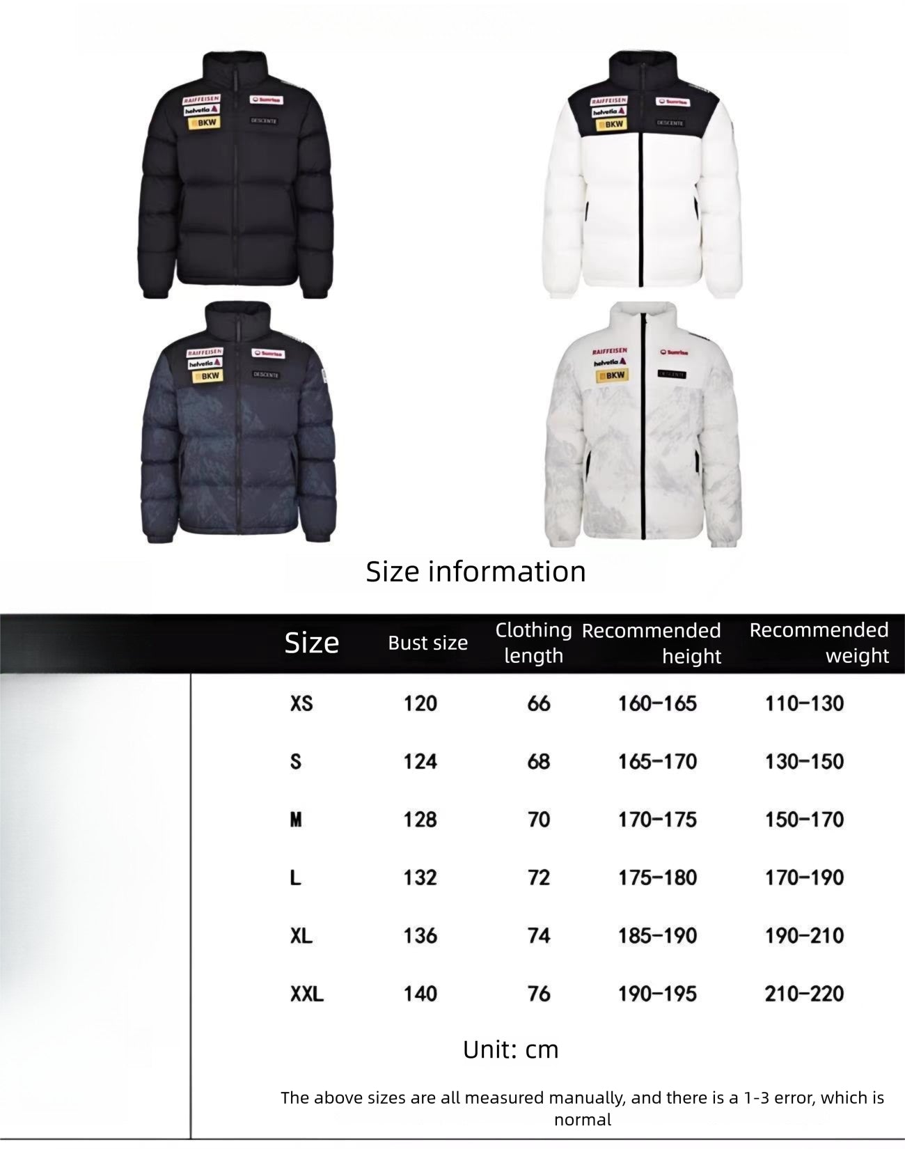 Dissante Second Generation Audi Collaboration Multi-Label Short Down Jacket 2025 New Model