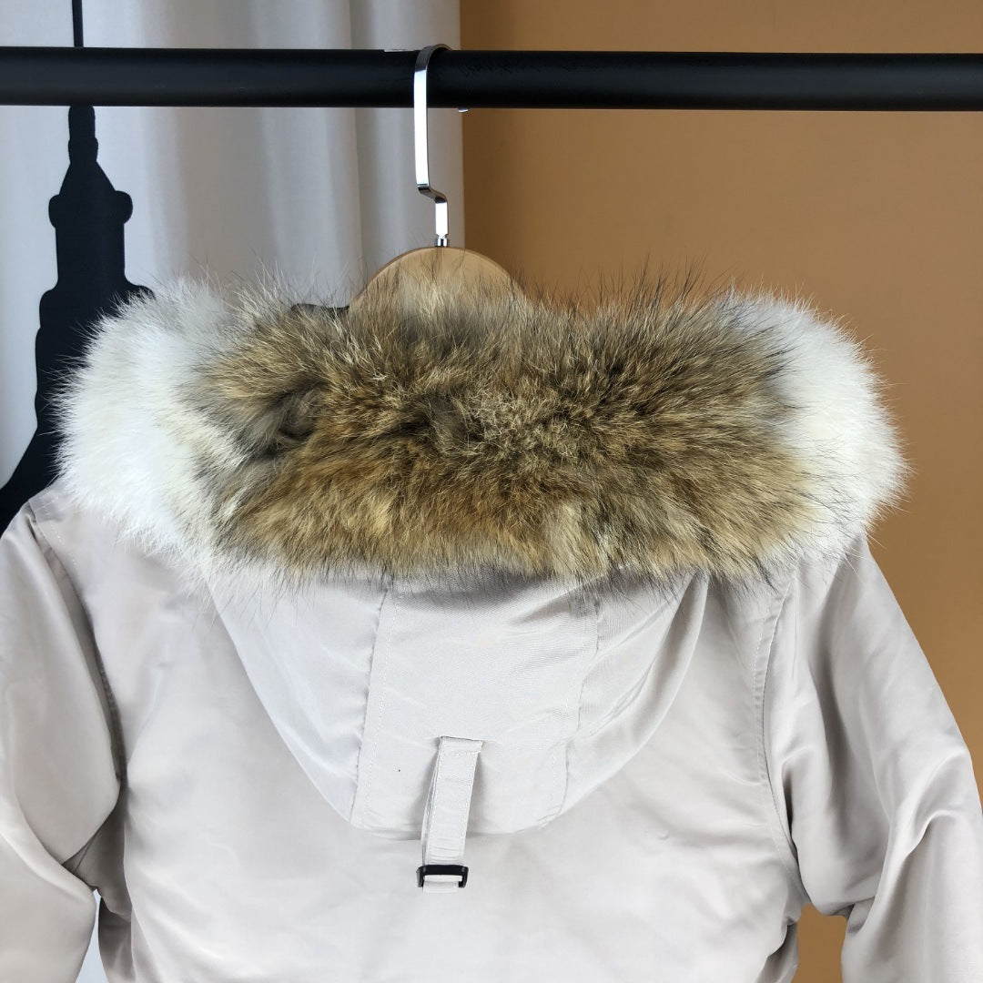 Hot-Selling Big Goose Duck Down 03 Style Flight Jacket White Duck Down Parka Coat Putian High Version 2026 Autumn Winter
