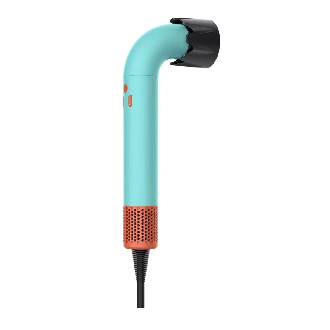 New R-Type Elbow Hair Dryer Travel Portable Bladeless Hair Dryer Household Anion High-Speed Hair Dryer H-D-18