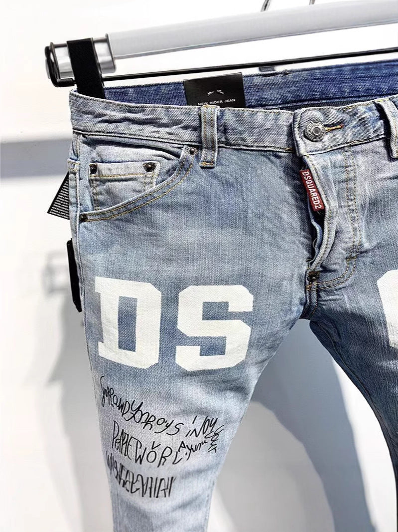 DSQ2 & DSQUARED2 Quadratic 24ss Printed Jeans