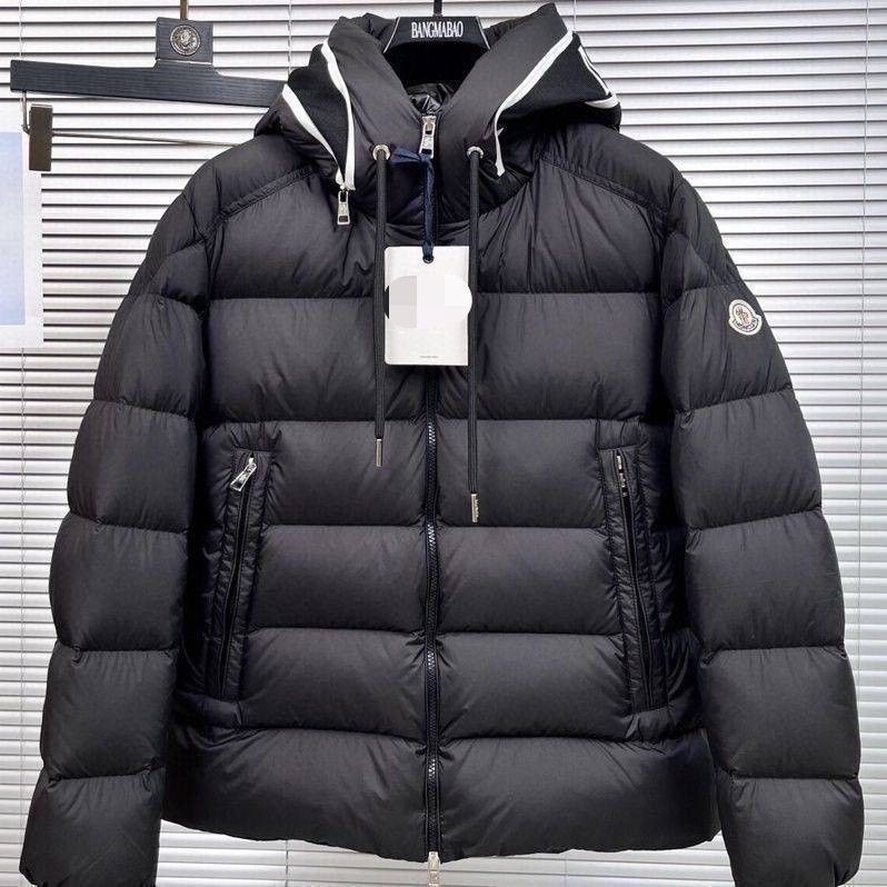 GMabcd 2025FW Mengjia High Version Hooded Letter Print Cotton Couple Winter Thickened Warm Casual Jacket Coat