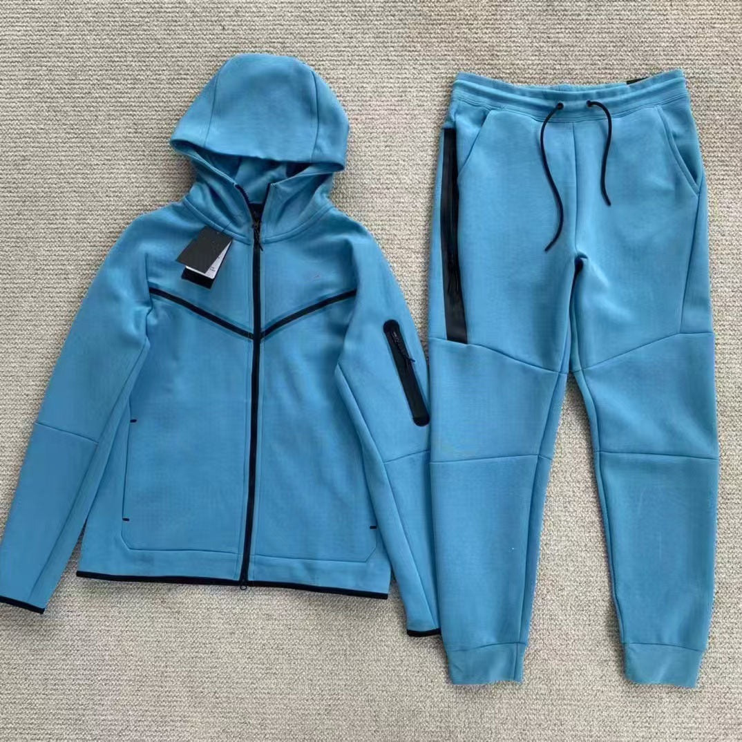 GMabcd 2025 Casual Sports Hooded Men's Side Zipper Suit Jacket Versatile Slim Fit Casual