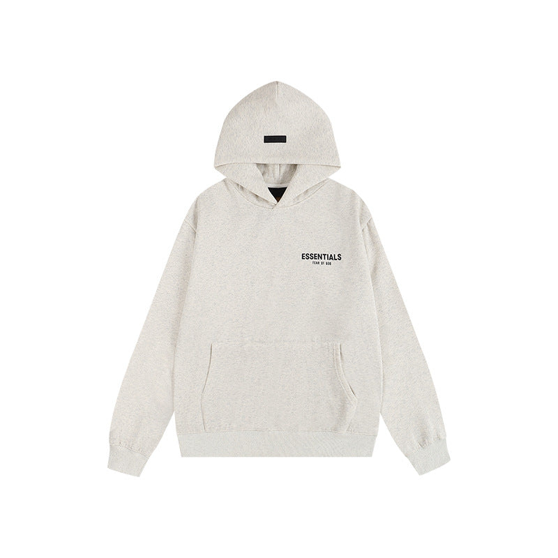 FQG Hooded Sweatshirt Unisex Double Stitch American Street Style New York Limited Edition Hoodie Autumn Winter Fleece Jacket