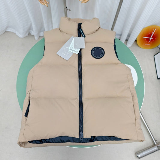 Cana-da - Goose, Duck Down 2804 Style White Duck Down Vest 2025 Autumn Winter New Solid Color