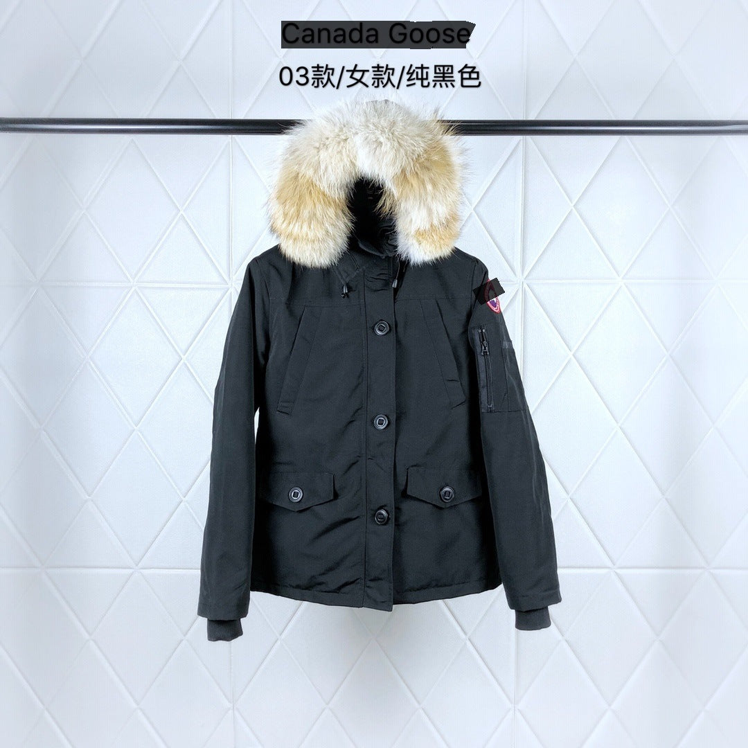 Hot-Selling Big Goose Duck Down 03 Style Flight Jacket White Duck Down Parka Coat Putian High Version 2026 Autumn Winter