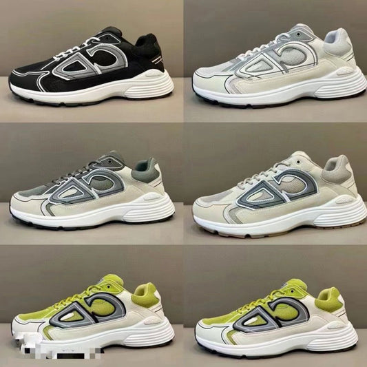 2025 New CD Fashion Casual Couple Lightweight Mesh Shoes Breathable Comfortable Casual Sneakers B30 Running Shoes