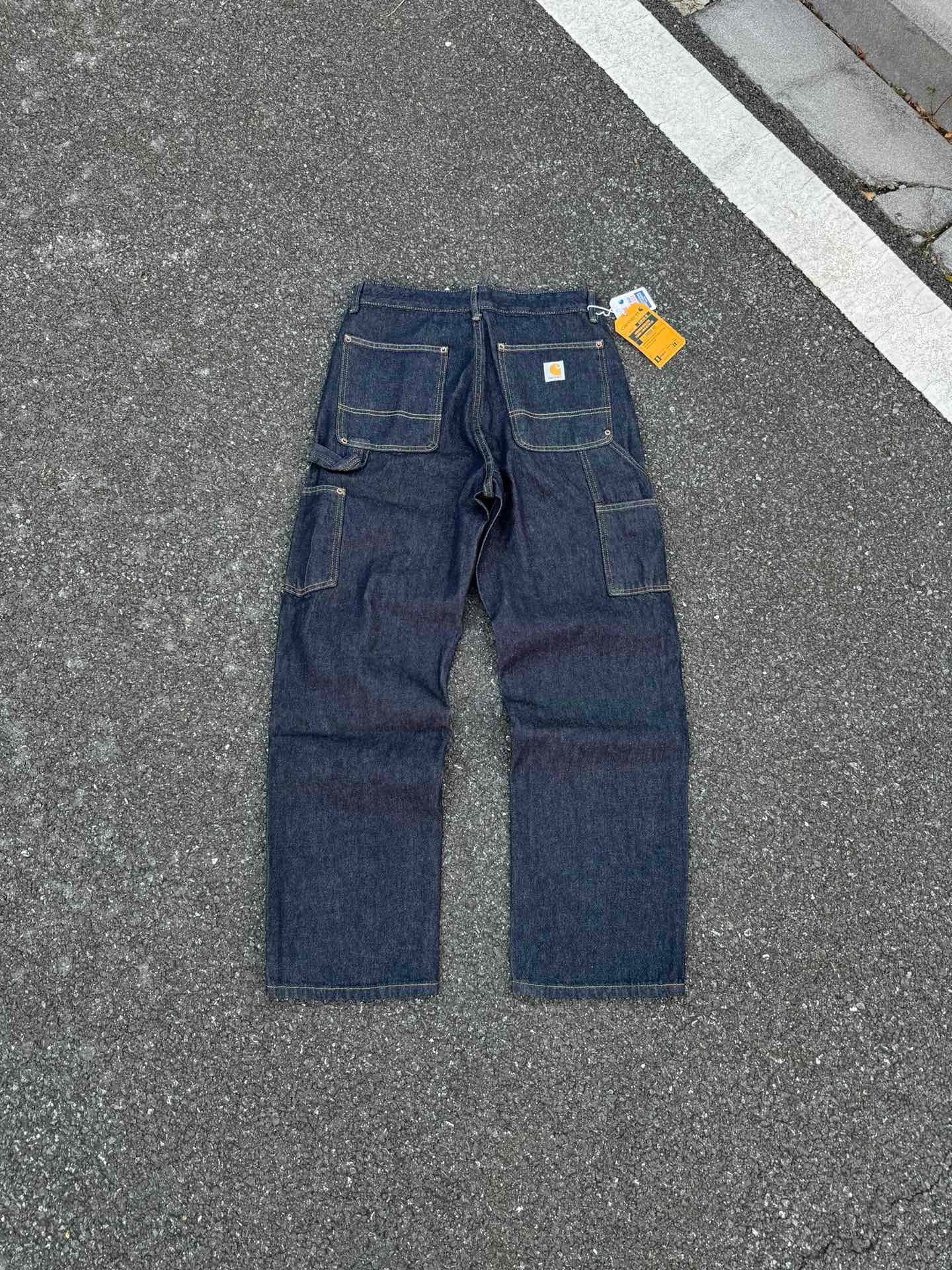 Carhart Japanese Workwear Style Jeans Loose Straight High Street Design