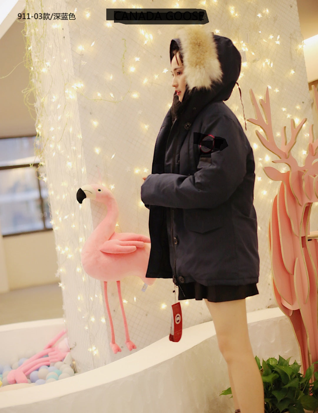 Hot-Selling Big Goose Duck Down 03 Style Flight Jacket White Duck Down Parka Coat Putian High Version 2026 Autumn Winter
