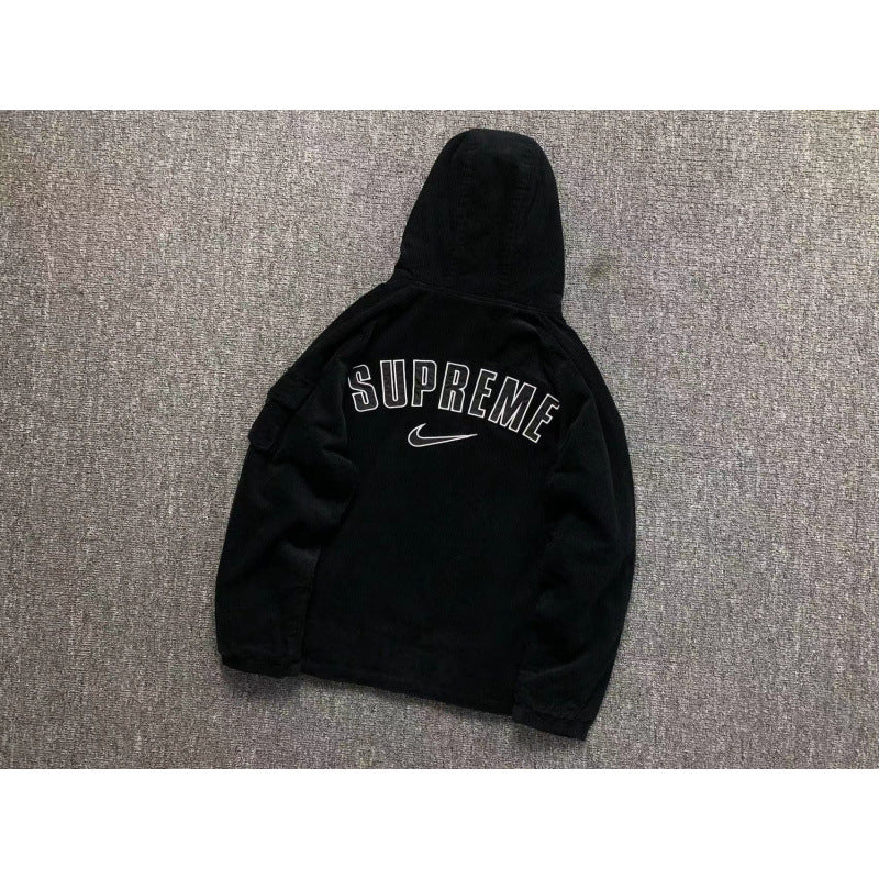25FW Bandana Box Logo Hoodie Paisley Sweatshirt Fleece Lined Full Series Hooded Sweatshirt