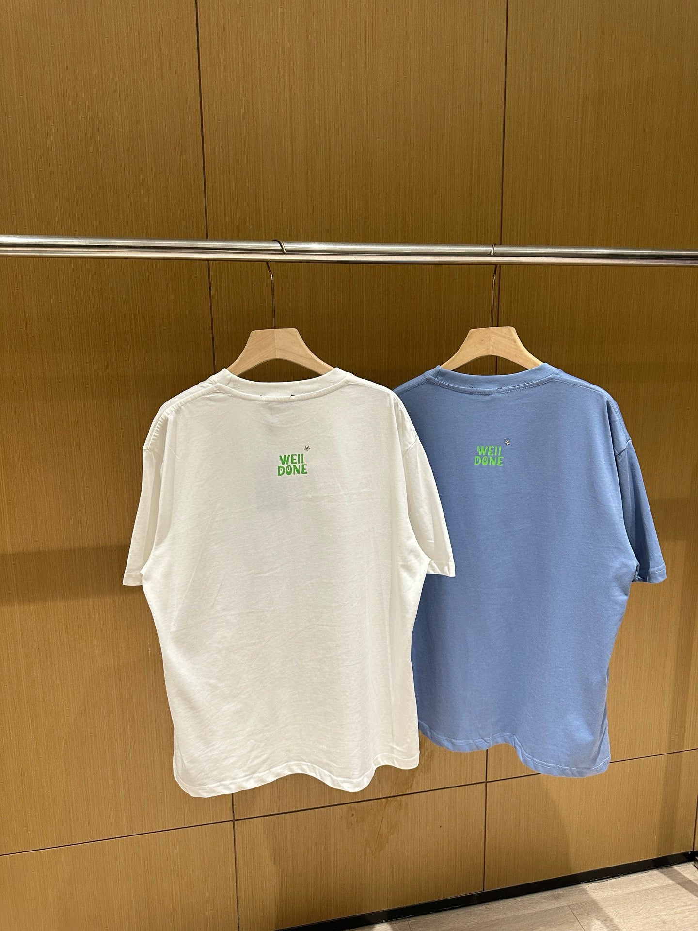 Teddy bear-shaped colorful star rhinestone letter round neck loose short sleeve T-shirt for men and women P63