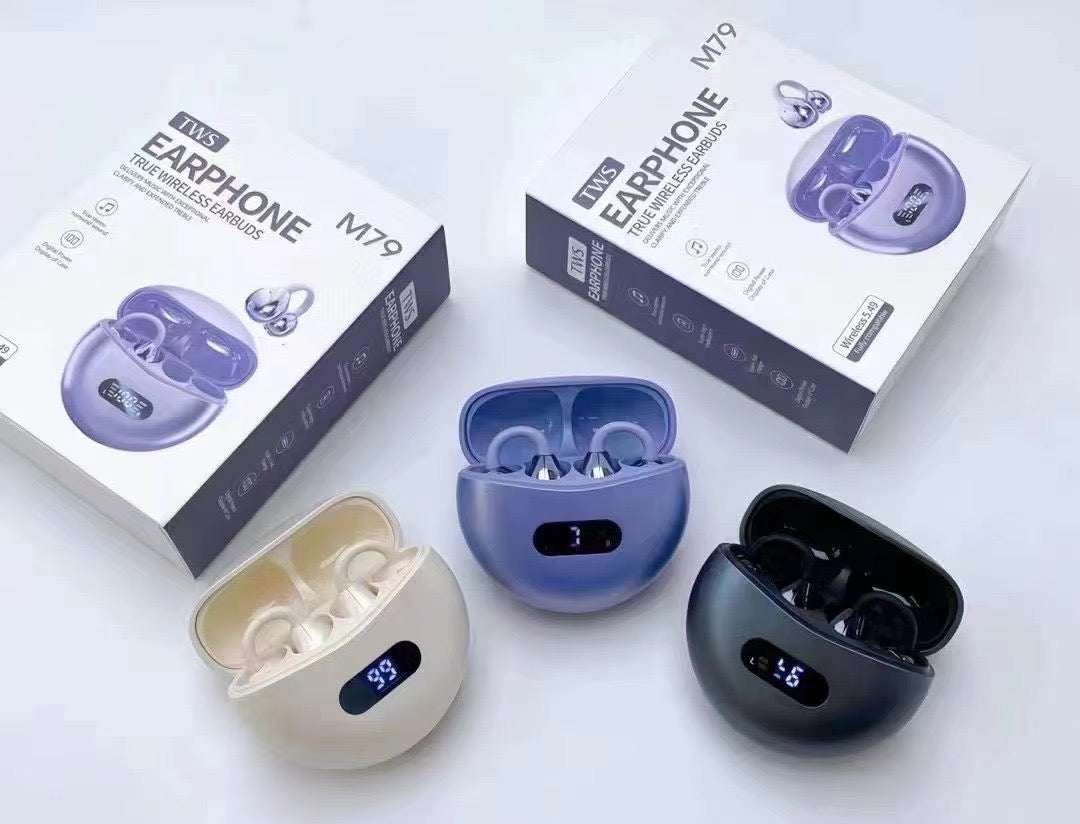 GMABCD 2025 New Bluetooth headset wireless clamp ear open ear high sound quality bone conduction running special