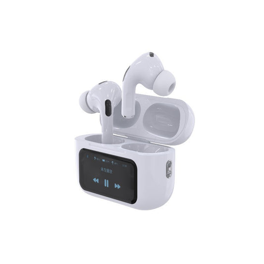GMabcd pro3 LCD smart color touch screen ANC+ENC active noise reduction Bluetooth ear Computer music headphones