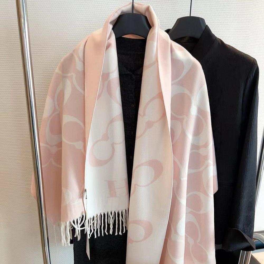 Herbst und Winter Neues Kaschmir Leichter Luxus-Schal für Damen Lang Mode Warm Doppelseitig Quaste Dual-Use Schal All-Match-Schal