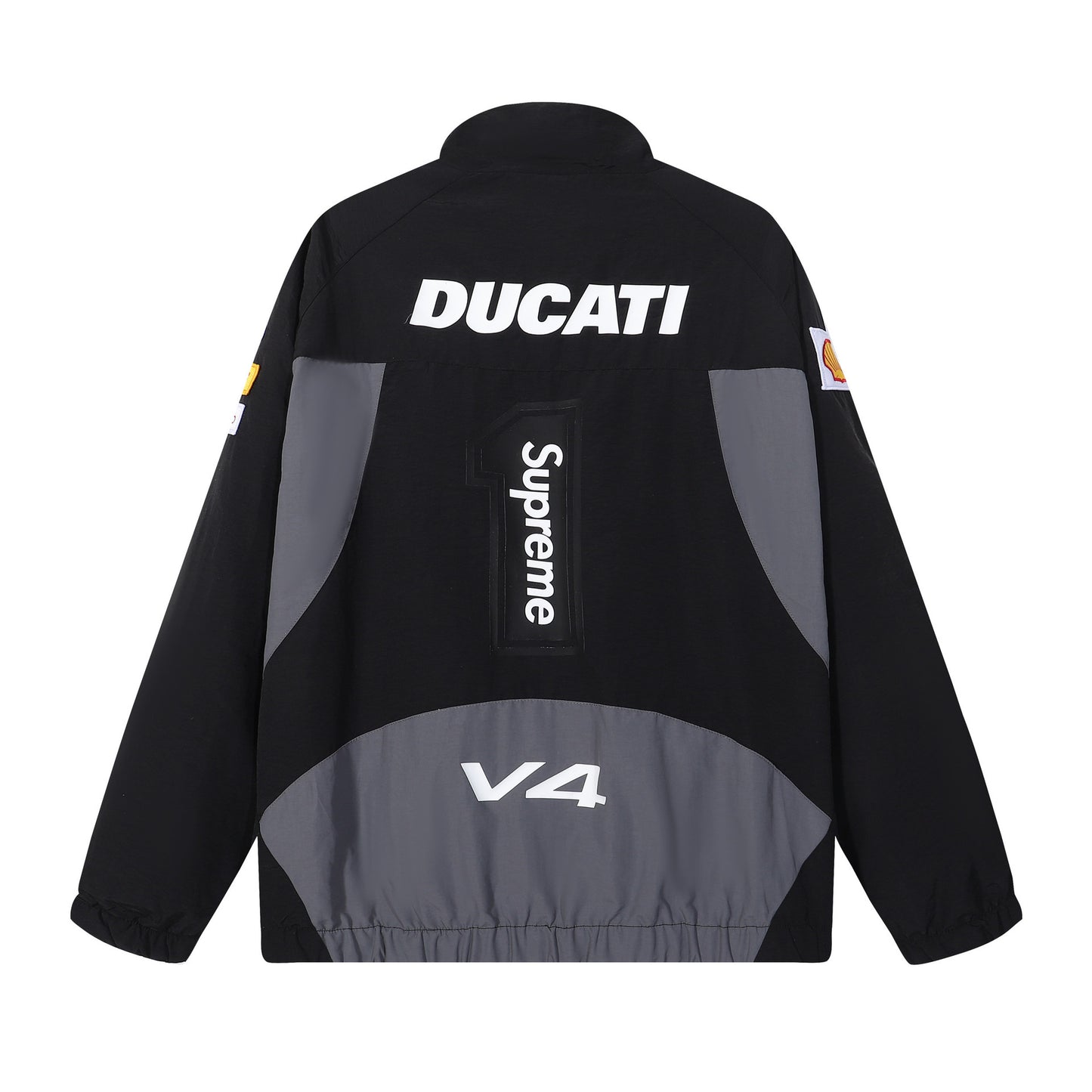 Supreme Ducati Collaboration Racing Style Windbreaker Jacket for Men