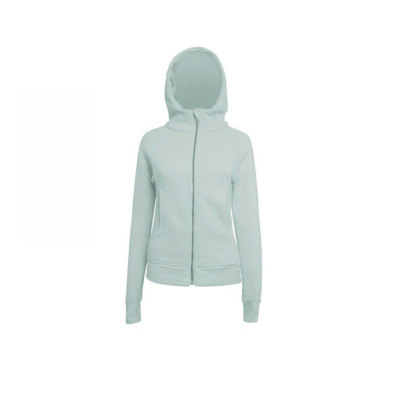 Lulu Same Style Scuba Women's Zipper Hooded Sweatshirt Autumn Winter Women's Outdoor Casual Warm Top Sports Jacket
