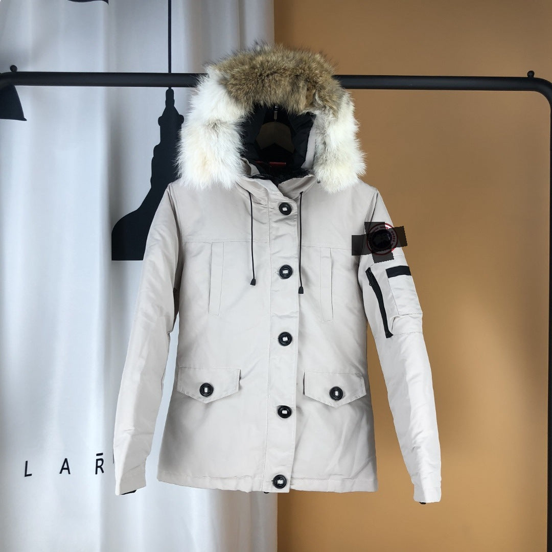 Hot-Selling Big Goose Duck Down 03 Style Flight Jacket White Duck Down Parka Coat Putian High Version 2026 Autumn Winter