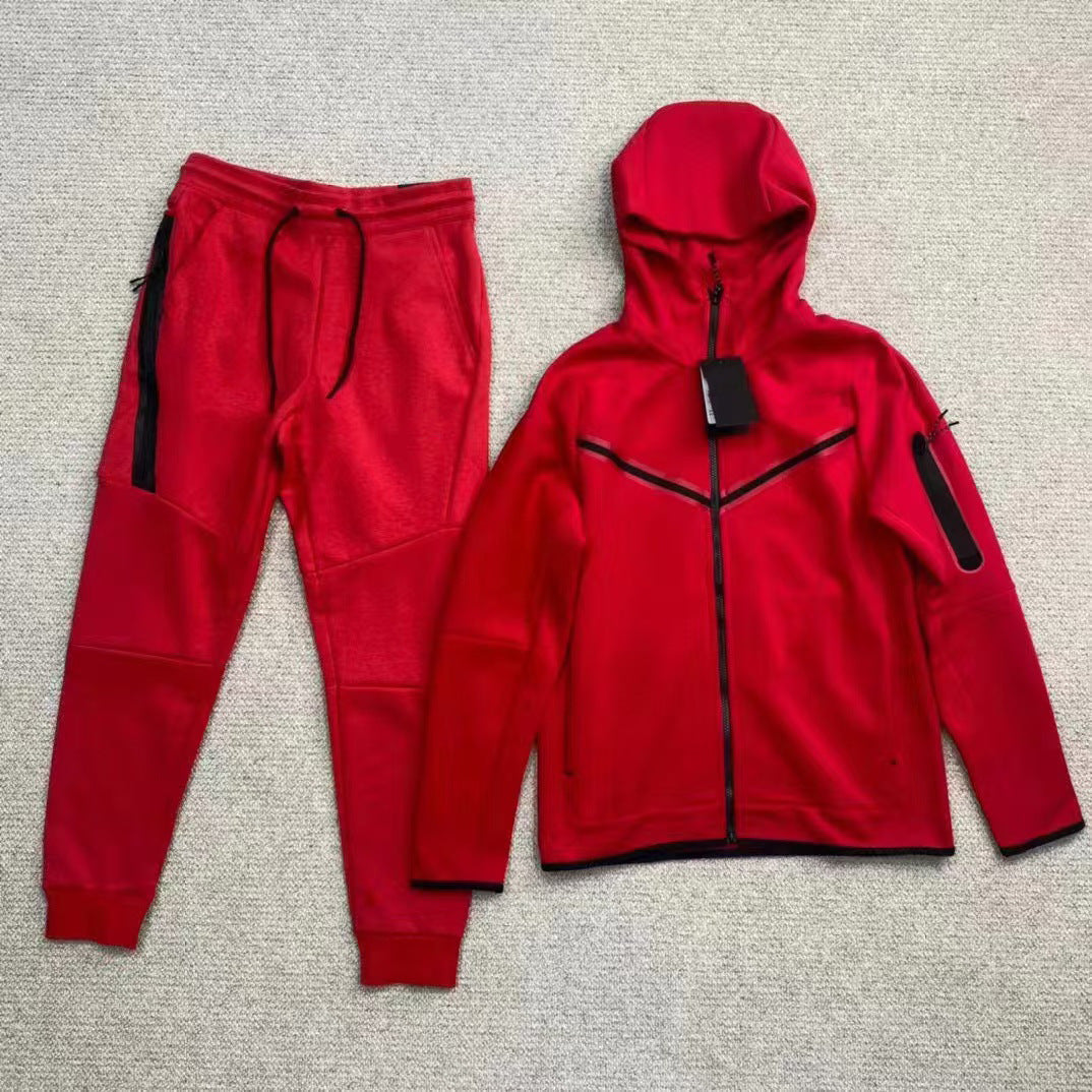 GMabcd 2025 Casual Sports Hooded Men's Side Zipper Suit Jacket Versatile Slim Fit Casual