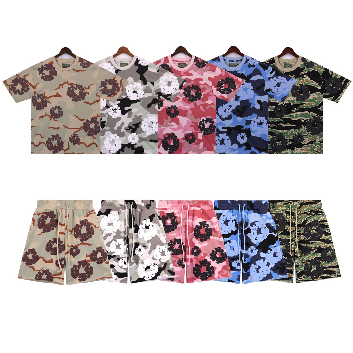 2025 Spring and Autumn New Foam Print Unisex Youth Couple Outfits European and American Trendy Brand Plus Size Loose Pullover Sweatshirt