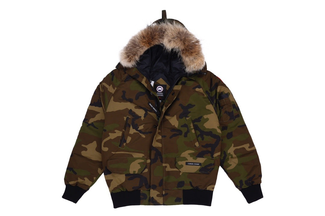 Big Goose Duck Down 01 Flight Jacket Parka Coat White Duck Down Couple Style Solid Color 2026 Autumn Winter Hot Item