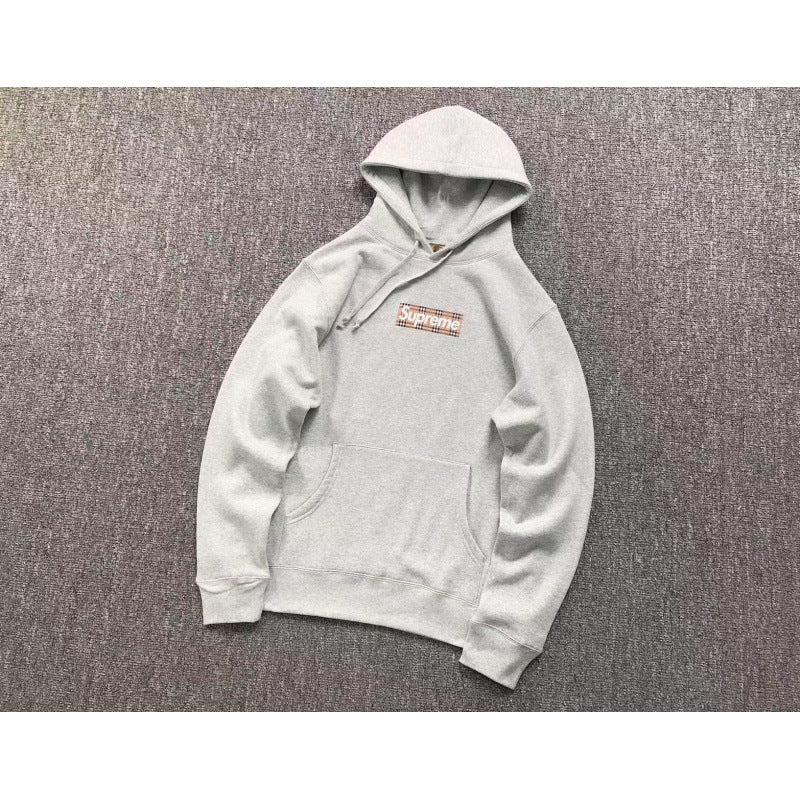 25FW Bandana Box Logo Hoodie Paisley Sweatshirt Fleece Lined Full Series Hooded Sweatshirt