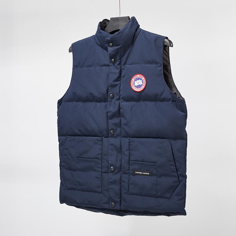 Big Goose Vest for Men Winter Warm Non-Slip Waterproof Down Jacket Thickened Casual Sports Vest New Sleeveless