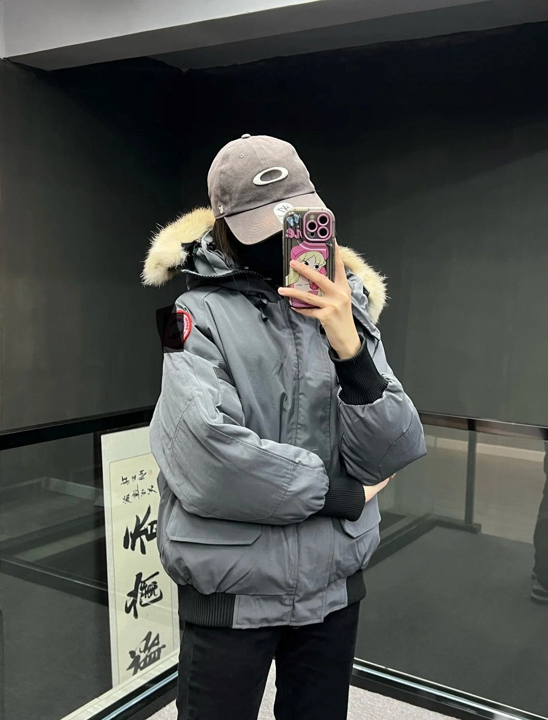 Big Goose Duck Down 01 Flight Jacket Parka Coat White Duck Down Couple Style Solid Color 2026 Autumn Winter Hot Item