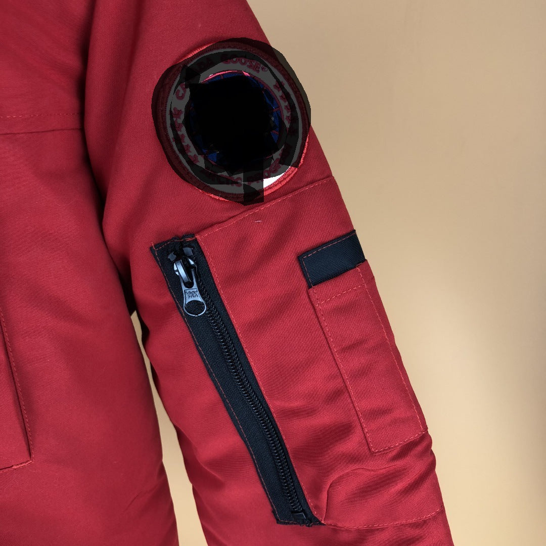 Hot-Selling Big Goose Duck Down 03 Style Flight Jacket White Duck Down Parka Coat Putian High Version 2026 Autumn Winter