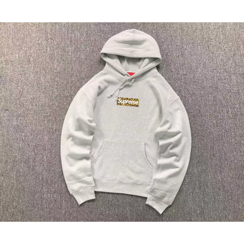 25FW Bandana Box Logo Hoodie Paisley Sweatshirt Fleece Lined Full Series Hooded Sweatshirt