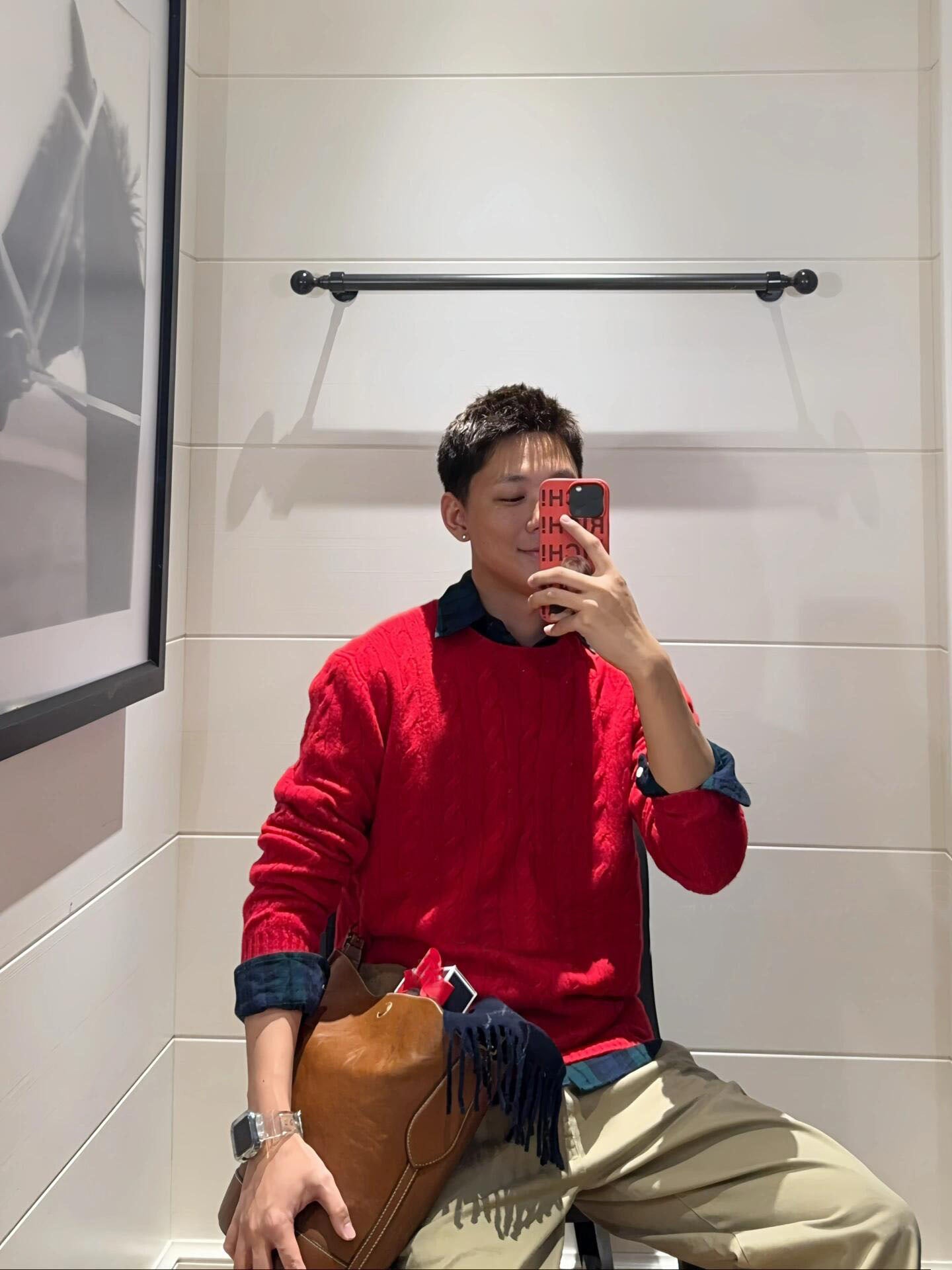 RL Sweater Women Embroidered Round Neck Knitwear Men Autumn Winter Warm Cable Couple