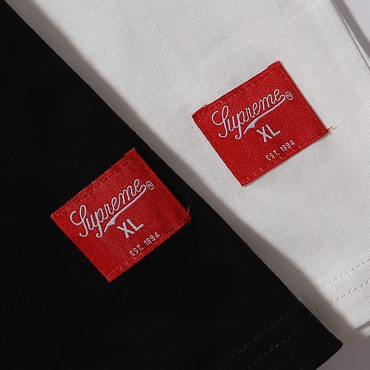 ss25supreme Crew Neck Short Sleeve American Style Trendy Classic Football Shirt Patchwork Ribbed High Street Top T-Shirt Unisex