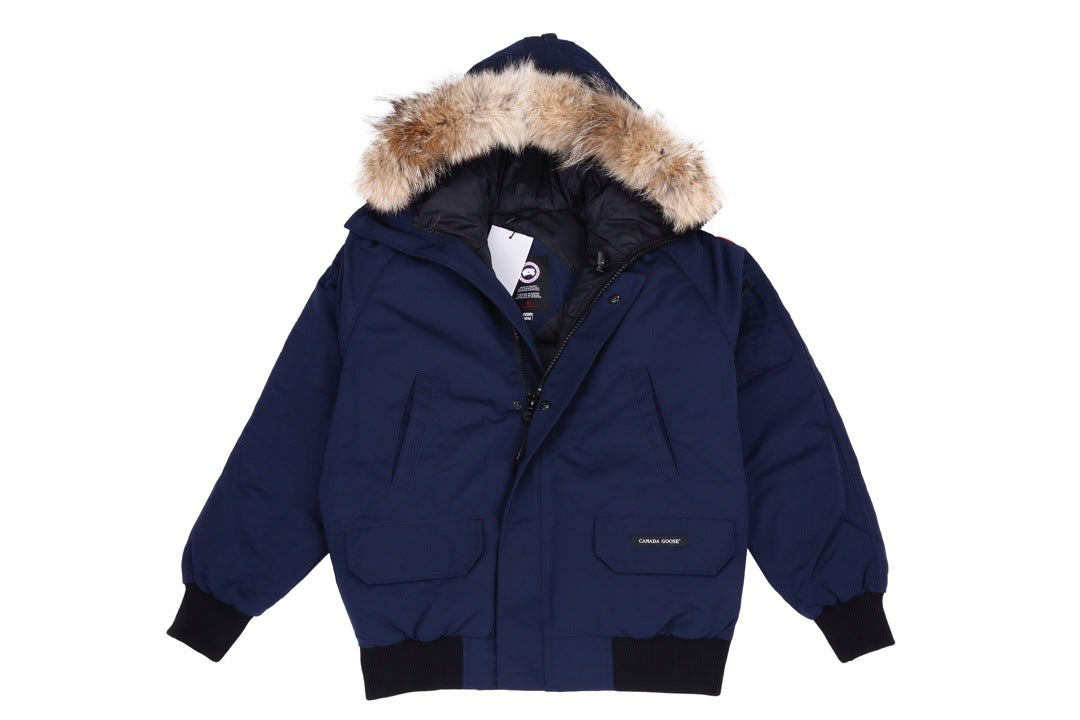 Big Goose Duck Down 01 Flight Jacket Parka Coat White Duck Down Couple Style Solid Color 2026 Autumn Winter Hot Item