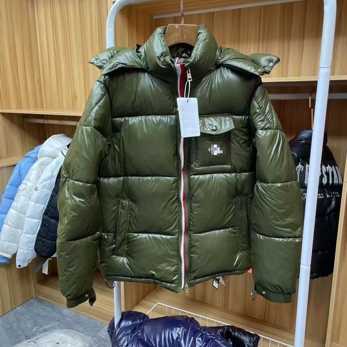Mengkou High-Quality Maya Unisex Loose Korean Style Fashion Versatile Cotton Jacket