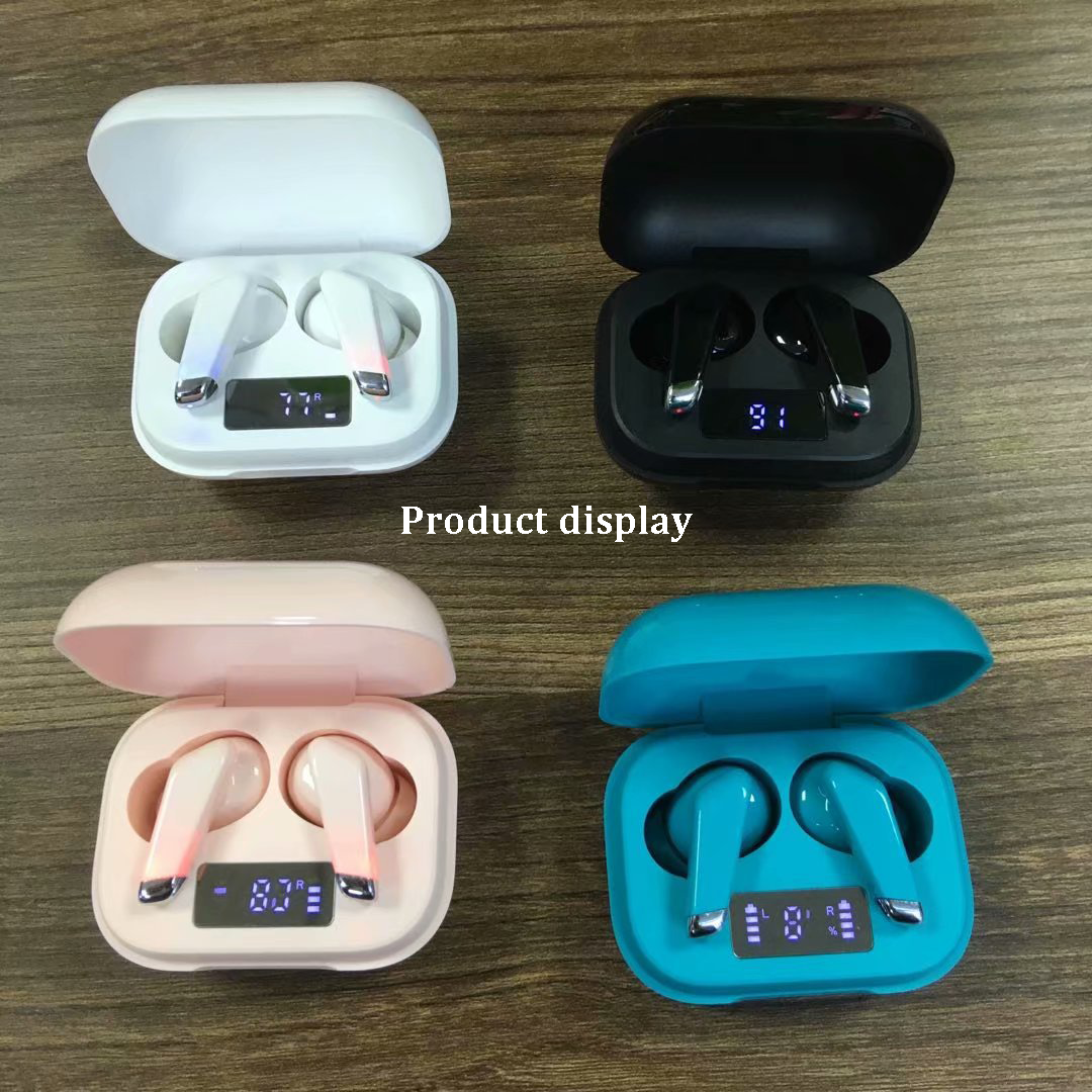 MG_S20 Earphones Active noise cancelling wireless Bluetooth headset TWS In-ear Sports touch ANC Bluetooth headphones