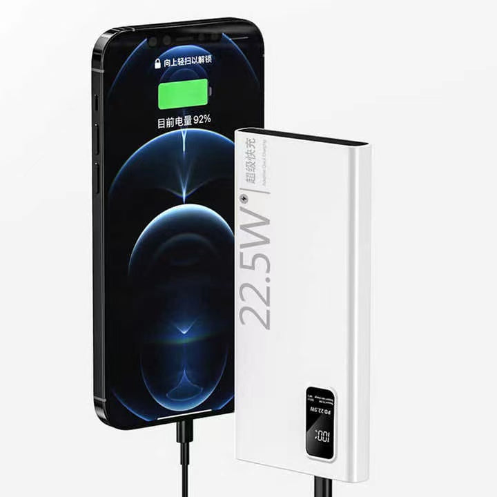 Real Capacity PD 20000mAh power bank PD 22.5W Outdoor Fast Charger Powerbank 10000mAh Phone Ultra Large Capacity Power Bank